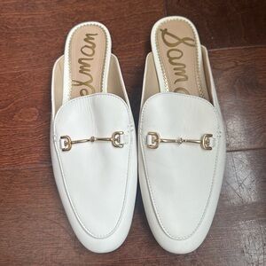 White Sam Edelman Linnie Mule